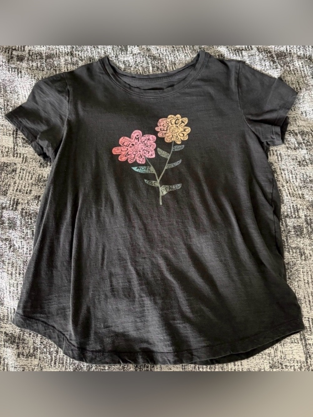 Old Navy Slub Knit Graphic Tee Size Small